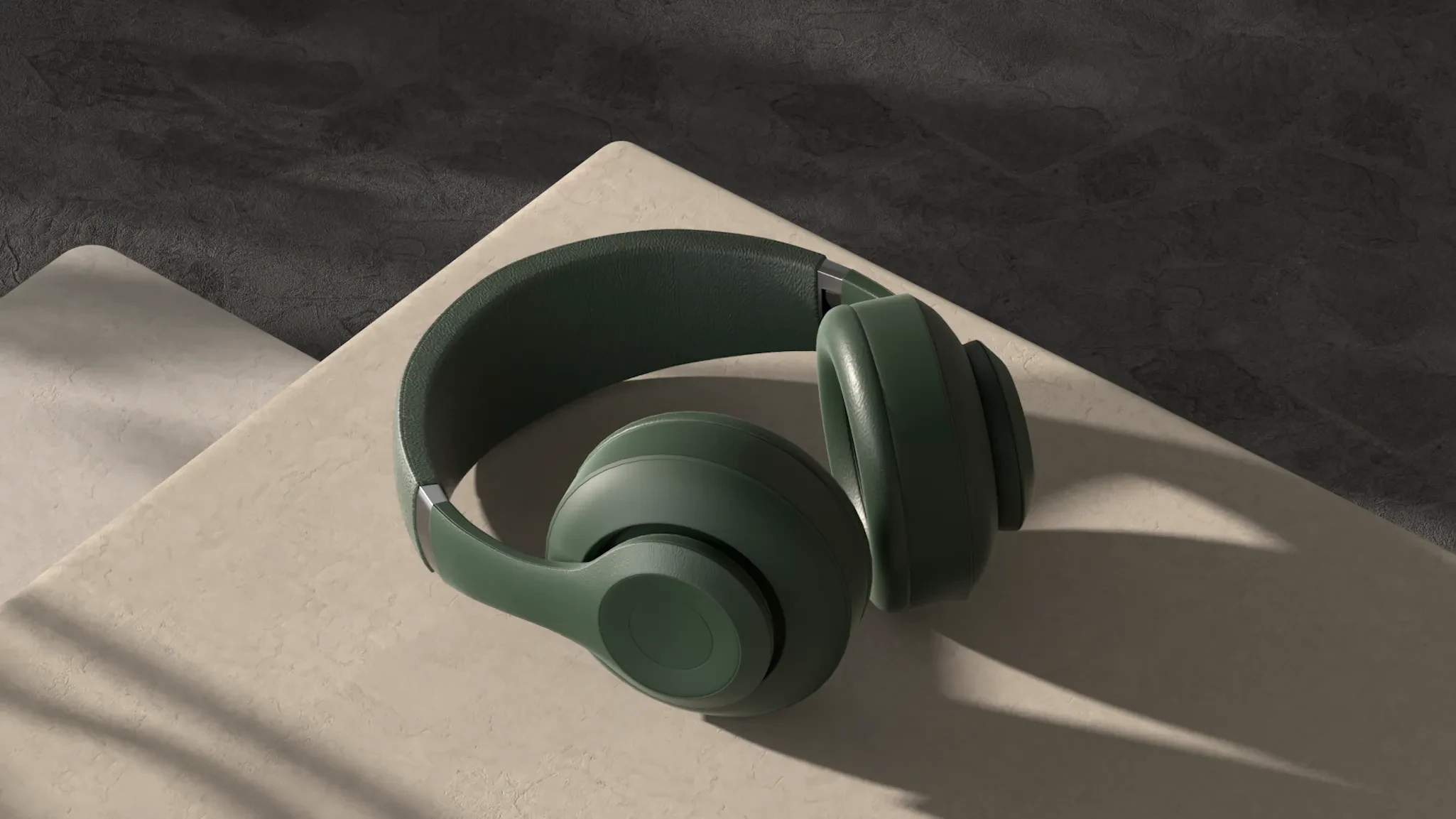 MZ Headphones still-life product hero frame / MZ耳机静物产品主视觉画面